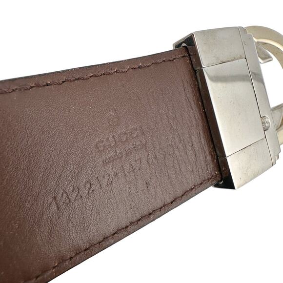 Gucci Interlocking G Logo Belt - Black - Picture 3 of 11